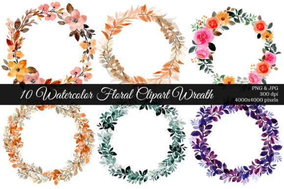 10 Watercolor Floral Clipart Wreath: Integrating High-Resolution Assets into Creative Workflows