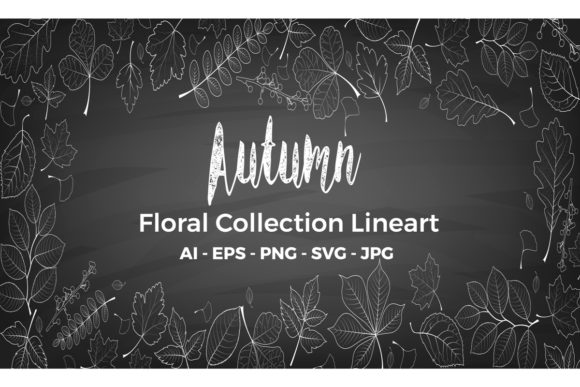 Elevating Seasonal Design with Autumn Floral Handrawn Outlines