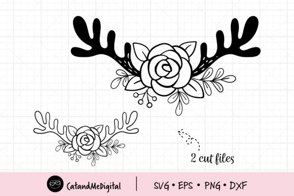 Evaluating Floral Deer Antlers SVG for Digital Crafting