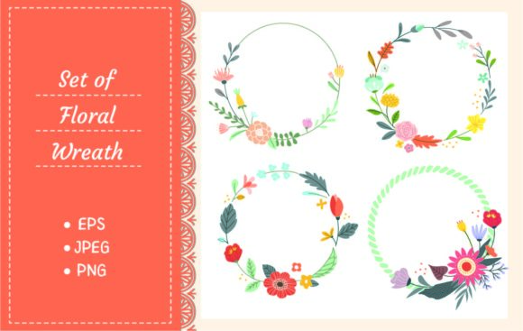 Evaluating the Set of Floral Wreath Vector Collection