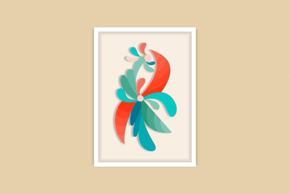 Floral Interior Design Element: Selecting Vector Art for Timeless Wall Decoration